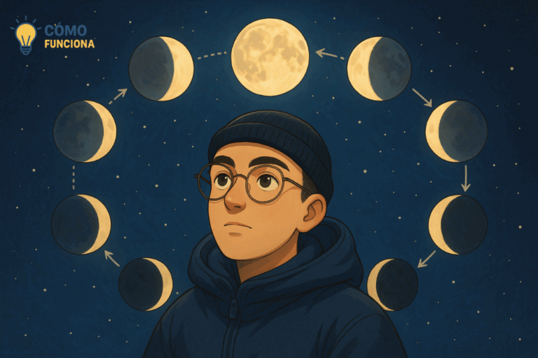 Cómo Funcionan las Fases de la Luna: El Baile de Luz y Sombra