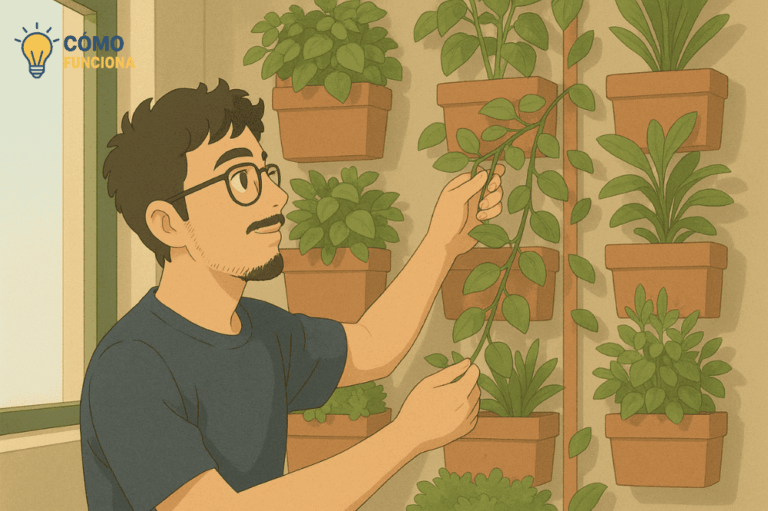 Cómo funciona los jardines verticales