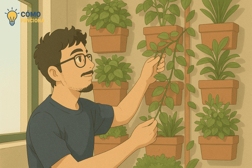 Cómo funciona los jardines verticales