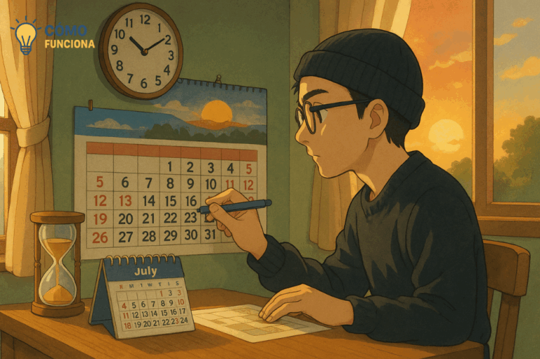 Cómo Funciona un Calendario: Medición del Tiempo en Días, Meses, Años